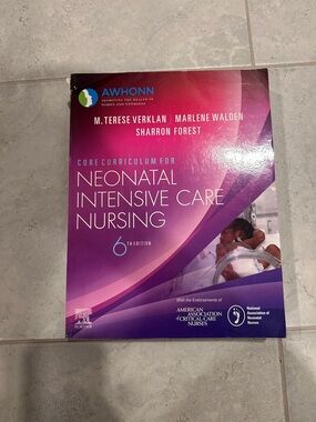 Scout Neonatal Intensive Care Nursing Textbook - Deep Purple Cover